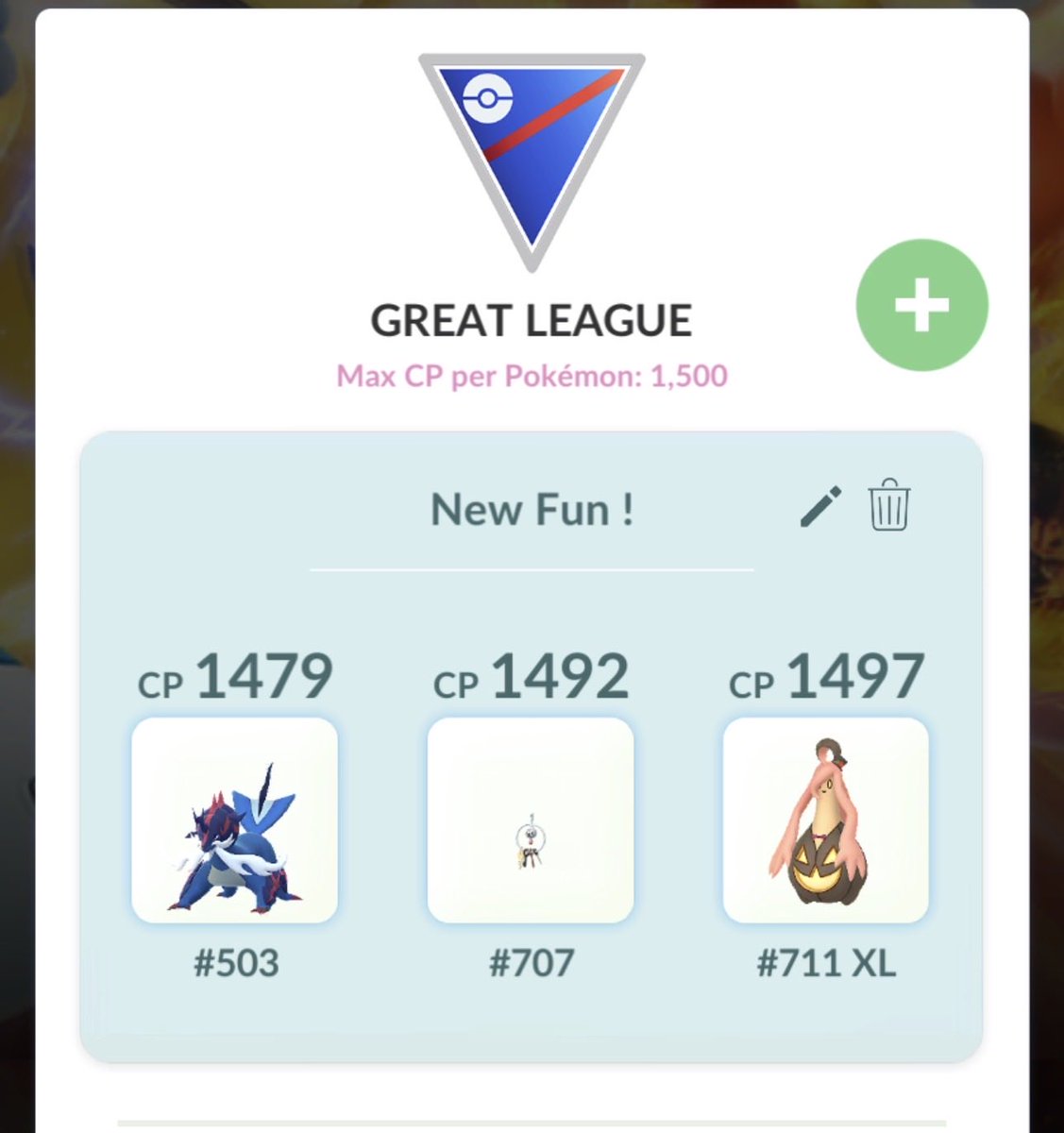 Yusei_furou's tweet image. Went 49-31 with this and a mix of some ML battles !

Lost 12 games to -1 / dre but thats ok still overwhelmingly positive :)

Move-sets below
FC/SS/IW - Hisuian Samurott
A/FP/FC - Klefki
I/SB/SB - Gourgeist

#PokemonGo #Battlers