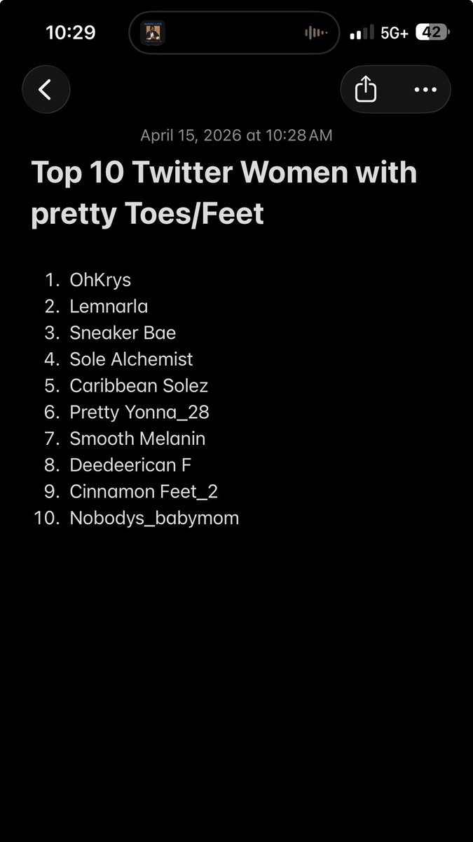 smoothmelanin's tweet image. Top 10 Twitter Women with pretty Toes/Feet🙈🤍🤍🤍