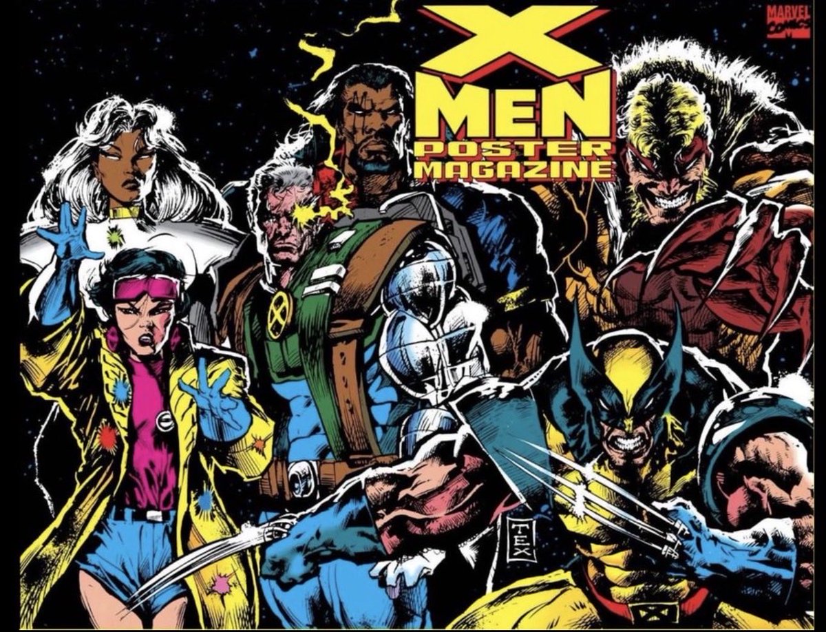 Daily_Cable's tweet image. Happy #WolverineWednesday
Here’s a killer Mark Texeira poster for your enjoyment 👊

#Cable #marvel #marvelcomics #art #comics #90scomics #90smarvel #90sxmen #comicart #xmen #xforce #mutants #90s #dailyCable #Cableaday #Bishop #Storm #Wolverine #Sabretooth #Jubilee