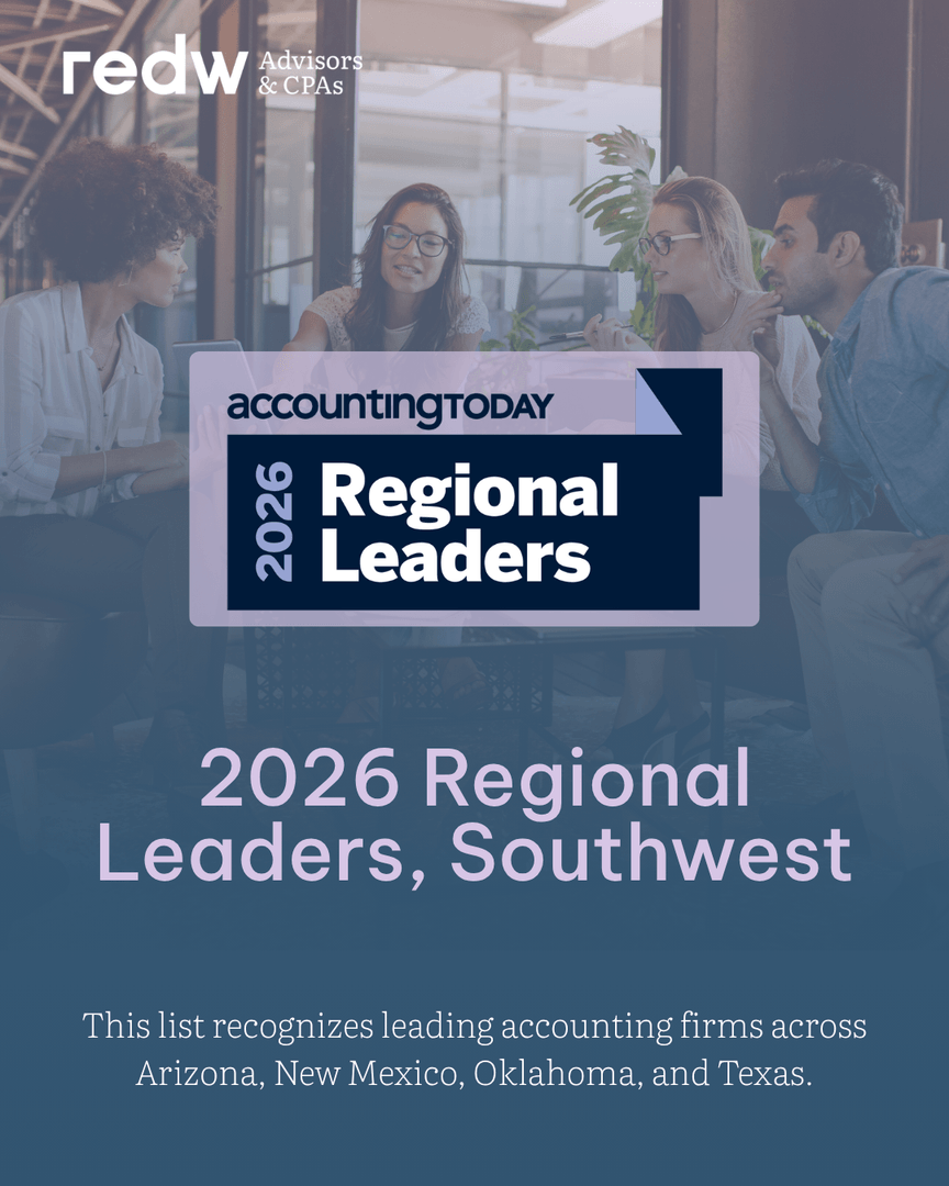 SteveCoganCPA's tweet photo. 🎊 Accounting Today has ranked REDW among the top 100 accounting firms in 2026. The firm has also been named a Regional Leader in the Southwest, alongside some of the most prominent firms in Arizona, New Mexico, Oklahoma, and Texas.

This recognition comes during a period of… https://t.co/xQuTp6QZTn