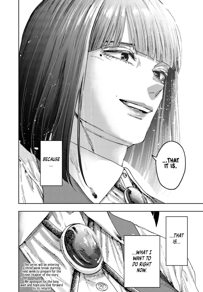 The arc has finally concluded and wow the ending to it is really beautiful I love it 🩷

Also those 2 panels where they stare at each other through the windows is a great feel-good moment ☺️

#KaoruHana187 #KaoruHana #薫る花は凛と咲く #薫る花