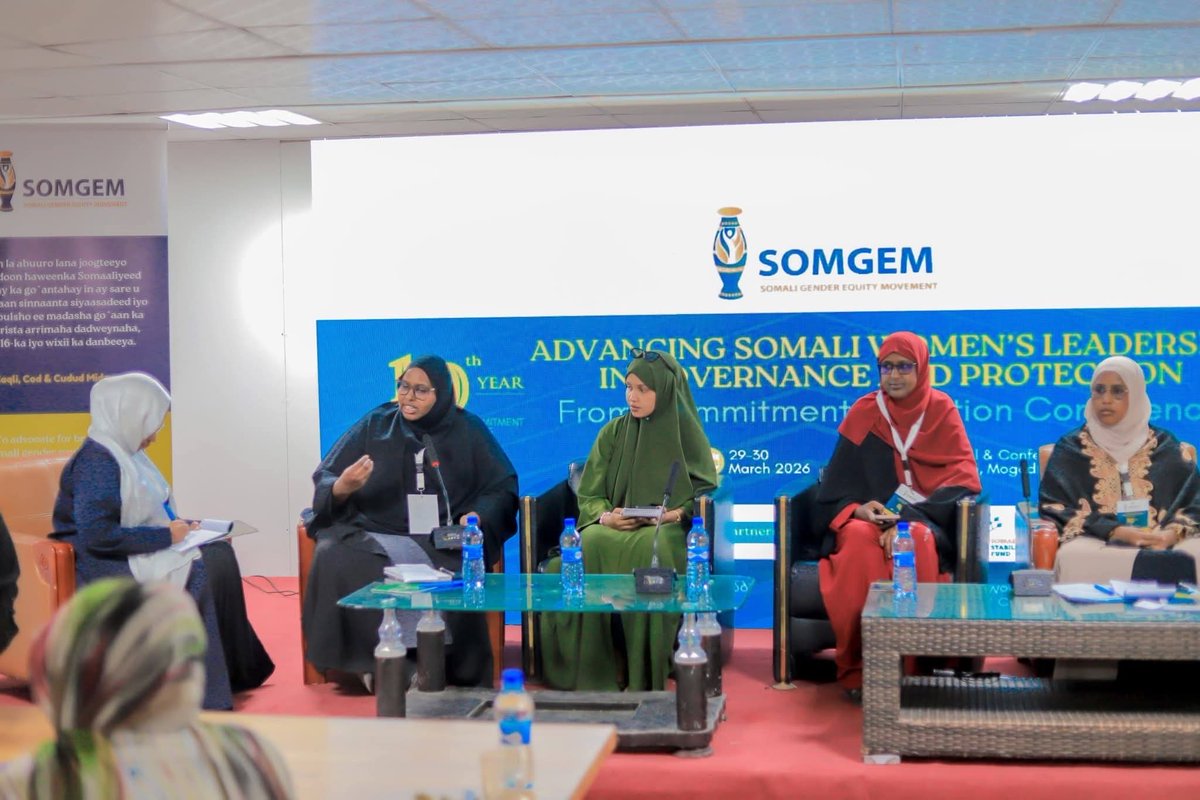 sgem2016's tweet image. DAY TWO | 30 March 2026
Exploring women’s social, political, and economic representation — and the systems that shape their lives.
#SomaliWomen #DayTwo #GenderEquality