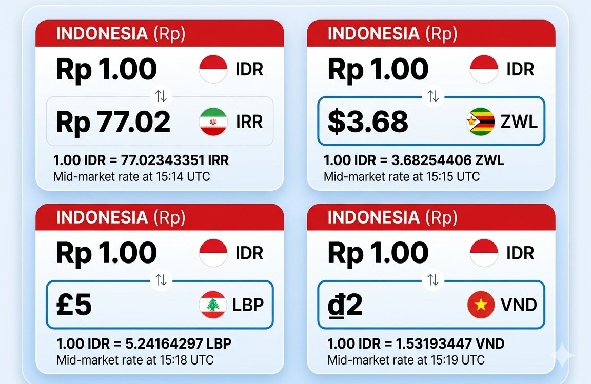 Gw nasionalis yak..!!

Kalian tuh harus bangga masih ada yg lebih rendah dari IDR
Jangan melulu cuman gede2in Dollar lah

Kalo liat beginian kan jadi pengen liburan kesana kan ya