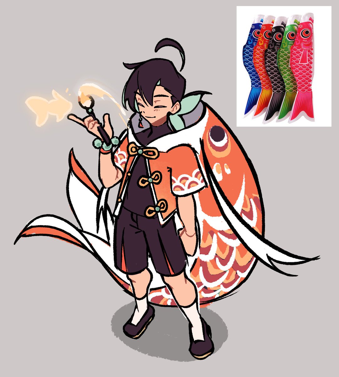 Koi but gayer🎏 tweet media