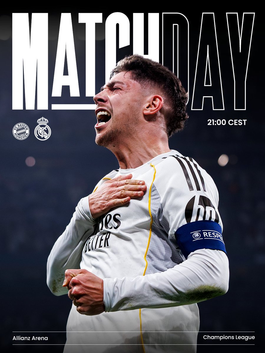 Hoy es un día especial para el madridismo, el real madrid se juega hoy el billete a semifinales de champions. Creo en la remontada sabiendo muy bien el escenario y lo difícil que es actualmente jugar contra el bayern. #halamadridynadamás