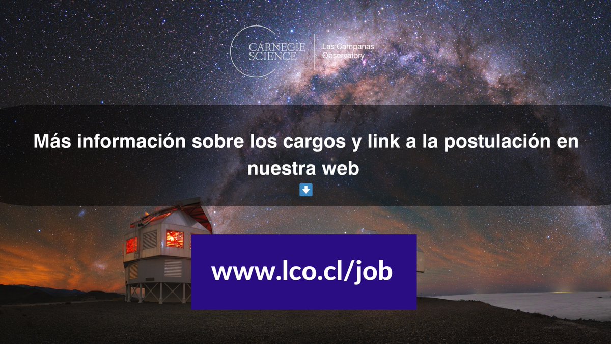 Carnegie Las Campanas Observatory tweet media