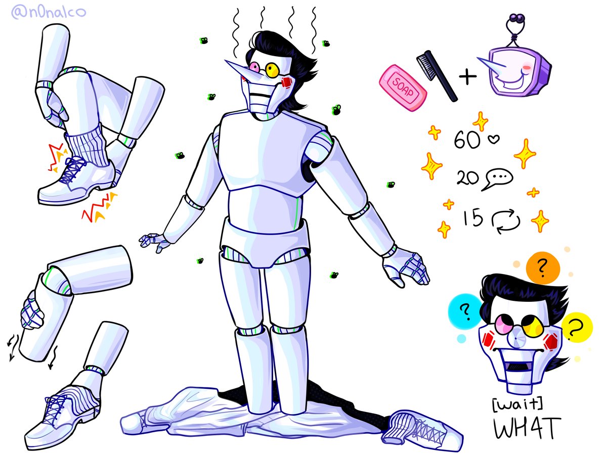 And also... WHO THE FUCK TAKES OFF THEIR PANTS FIRST AND THEN THEIR SHOES?? TF (2/2) #Spamton #Deltarune