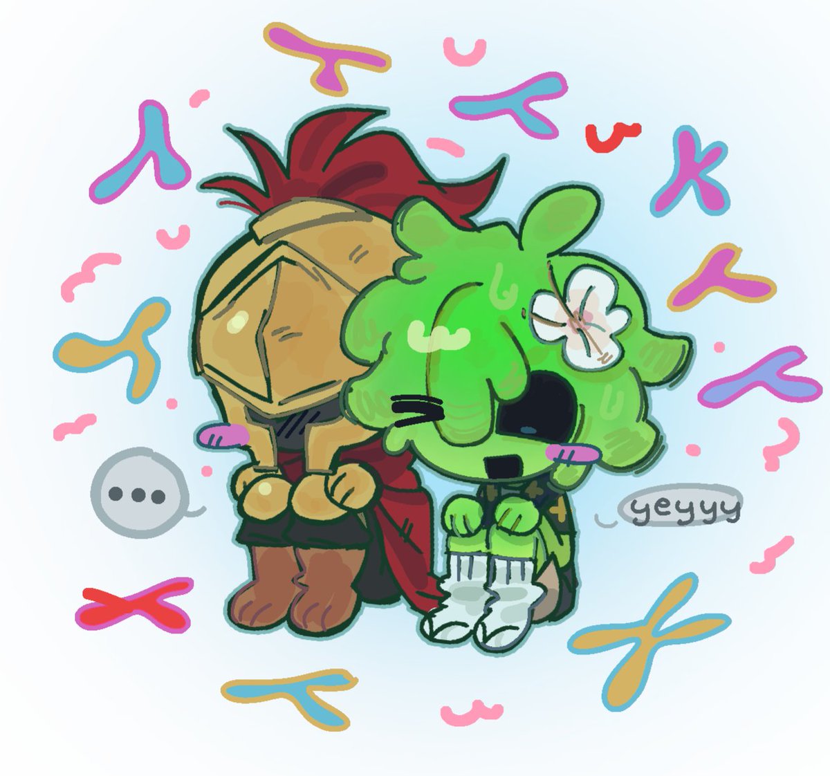 Tooms_art's tweet image. eeeeee #slimeknight