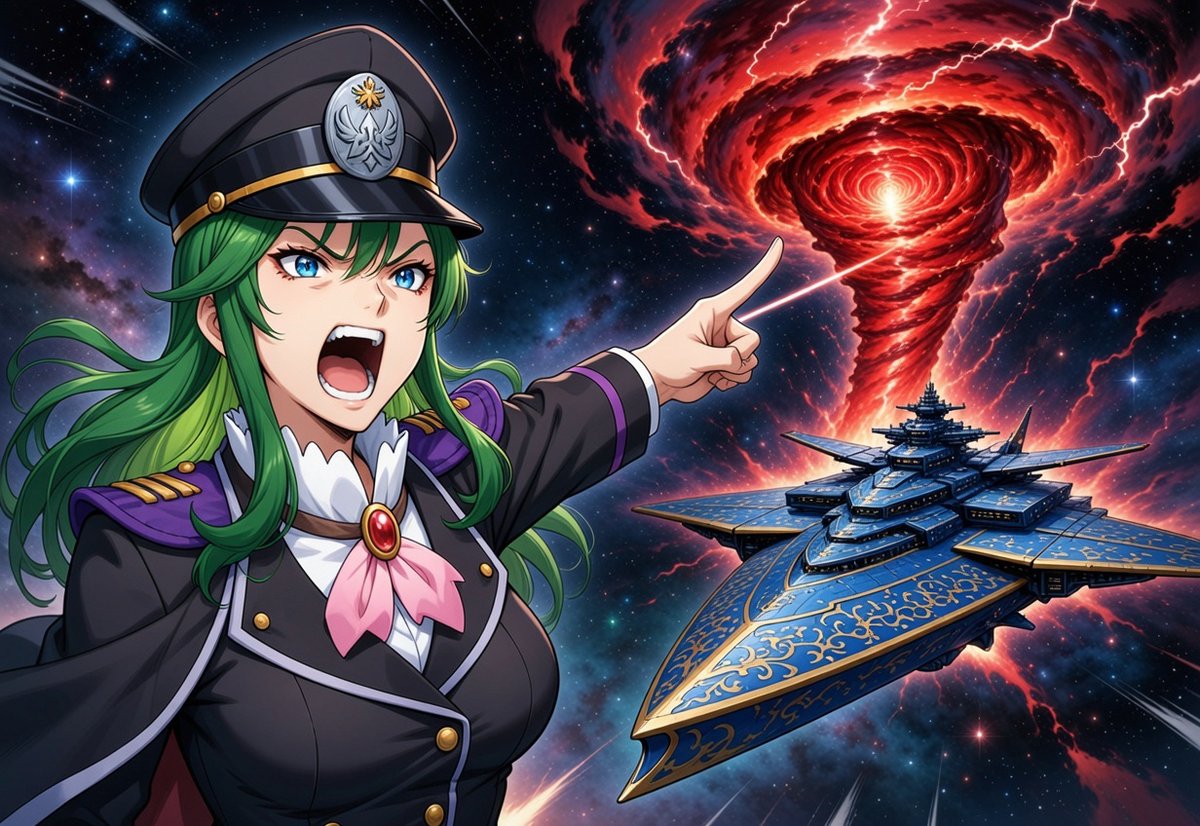 shinonomebreak's tweet image. #AIart #Grok3 

AIには45歳の女性艦長は描けないのか？
テレサやユリカよりは歳上に見えるが、マリューさんより上に見えない…

１枚目は手描き、２枚目はコペインターの塗り
3,4枚目はグロックの編集