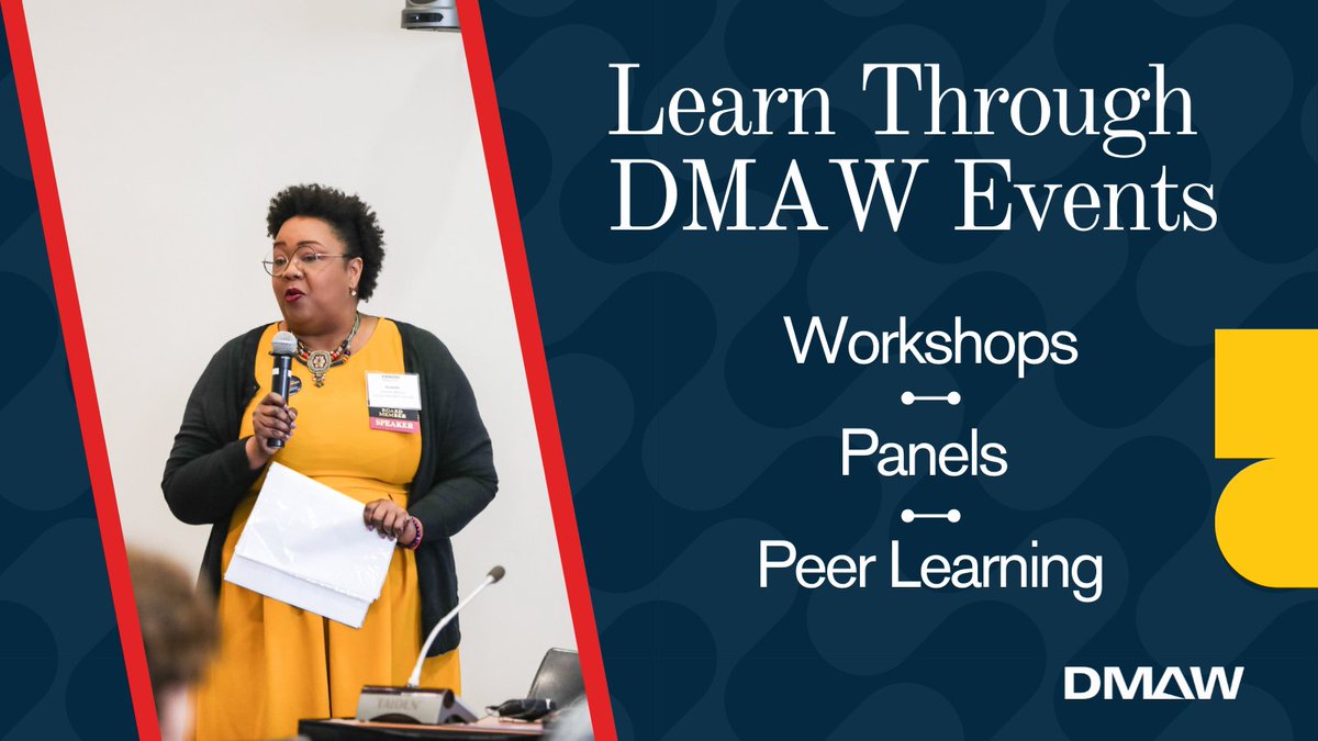 theDMAW's tweet photo. One of the biggest benefits of DMAW membership? 

Discounted educational events throughout the year. 

Learn from experts, connect with peers, and stay informed on nonprofit marketing and fundraising trends. 

https://t.co/9W0rKkMCrD https://t.co/pVaDxMIie1