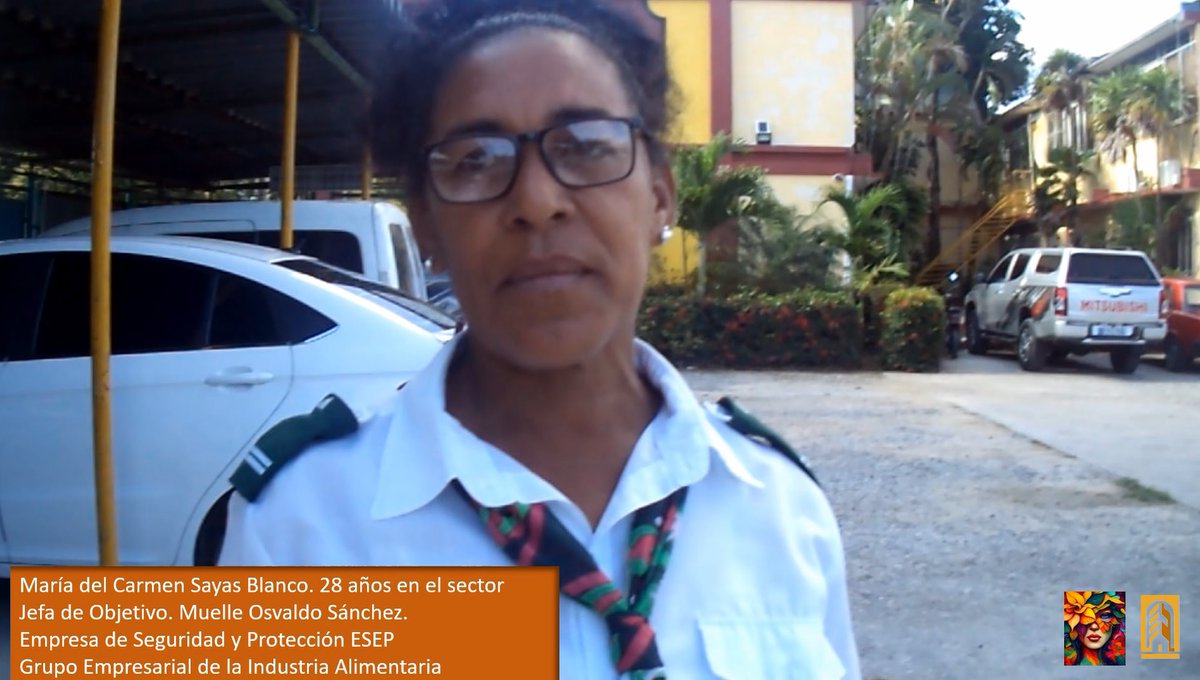 Desde el Muelle Osvaldo Sánchez,  punto neurálgico de la logística de nuestras empresas, María del Carmen  vela por la seguridad de cada carga, cada insumo, cada producto.
Su mirada atenta, su firmeza y su profesionalismo garantizan eficiencia
🧵 HILO