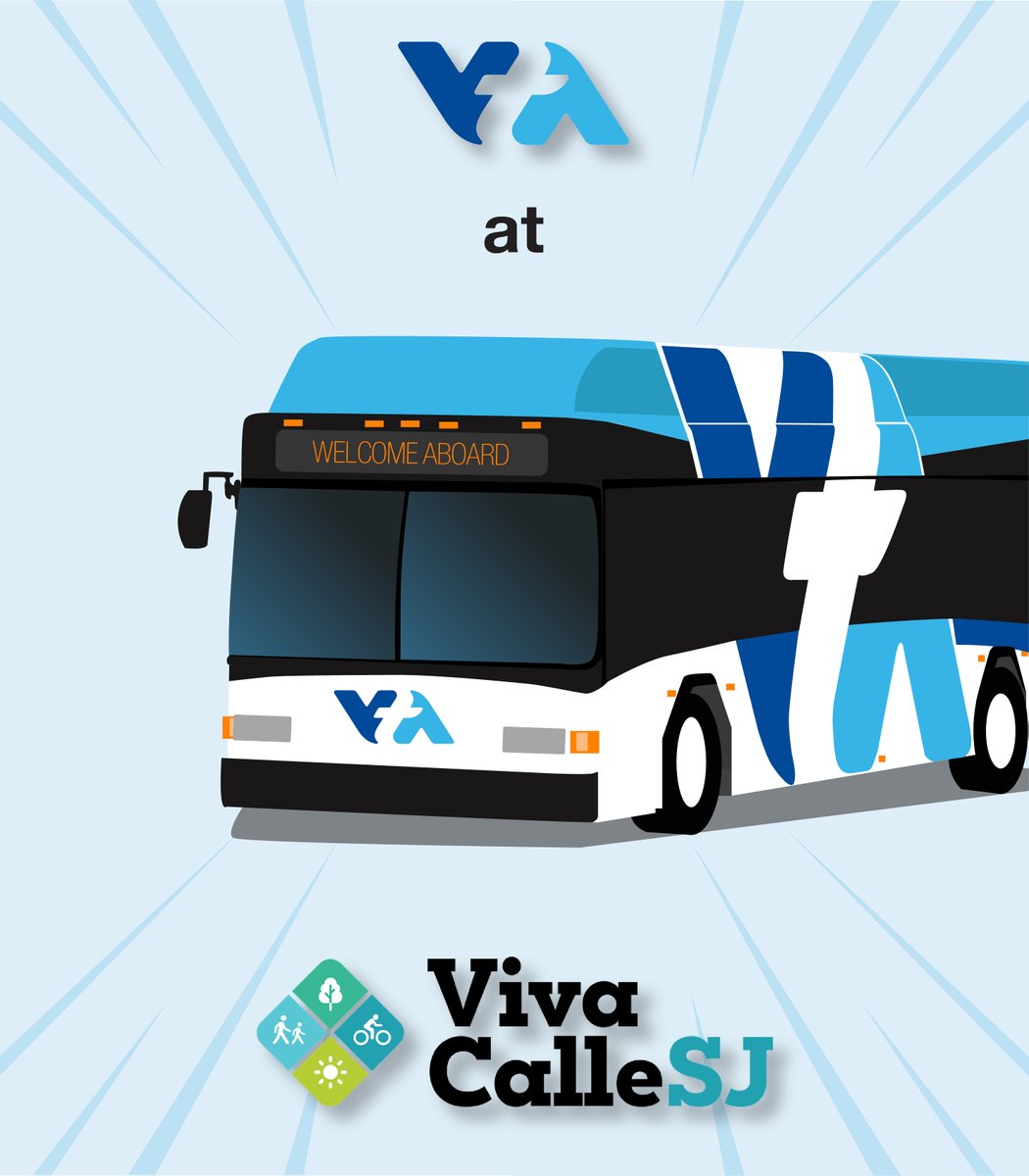 VTA's tweet photo. VTA will be at Viva CalleSJ on Sunday, April 19 from 10AM - 3PM!  

Stop by the Alum Rock Village Hub to meet the VTA and @vtabsv2 team, learn about upcoming projects, and share your feedback on local transit. 🛼🚲👟🛹

For more information: https://t.co/2PkSVeVLEn. https://t.co/EuhO8kLuoA