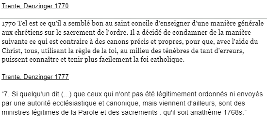 AbFide's tweet photo. @_Maxime_Leroy_ @beige_salon Non, le PCC (ou le Concordat) n'ont en soi aucune légitimité pour nommer des évêques. Les évêques ne sont légitimes qu'en vertu de l'approbation (même indirecte) du Pontife Romain.
Voir Trente, sess. XXIII, can. 7. https://t.co/osLC6HFMjp