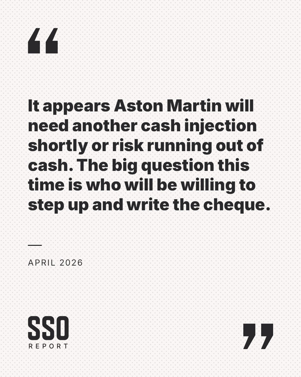 SupercarOwner's tweet photo. 2026 is unfolding as expected. Porsche faces a long road back, Aston Martin another cash crunch, Rivian needs flawless execution, and for Lotus, it’s not looking good.
Read more here: https://t.co/3GYj9GaBo0
#ssoreport https://t.co/XtLYtmAgN4