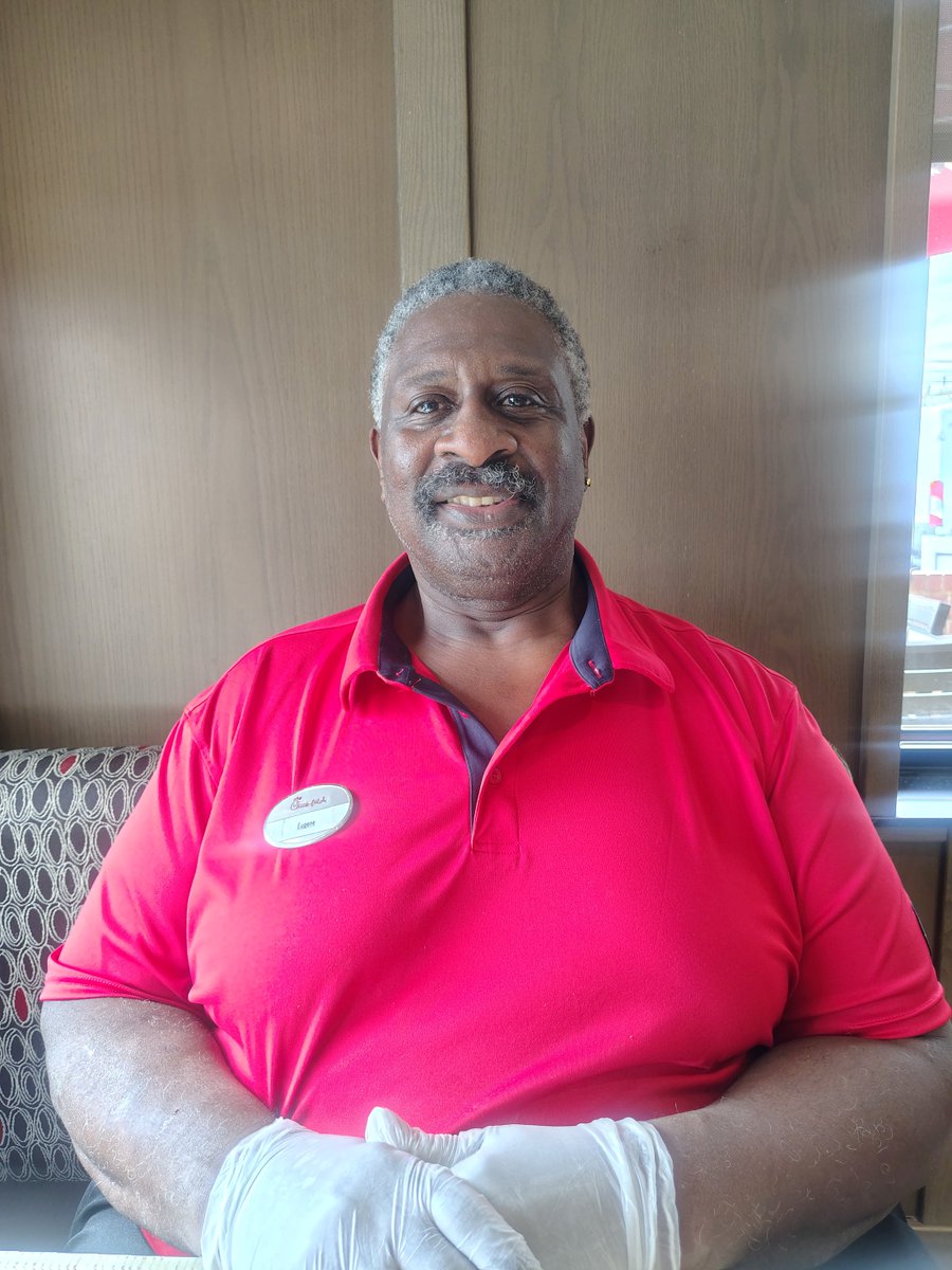 OBIWorks's tweet photo. ✨OBI Workforce Spotlight!

Eugene has been thriving as a Dining Room Host at Chick-fil-A for 2 years! With support from OBI, he built the skills to succeed—keeping the space clean, welcoming, and guest-ready.

His favorite part? The people.

We’re proud of you, Eugene! 👏 https://t.co/XKF7qeXXuP