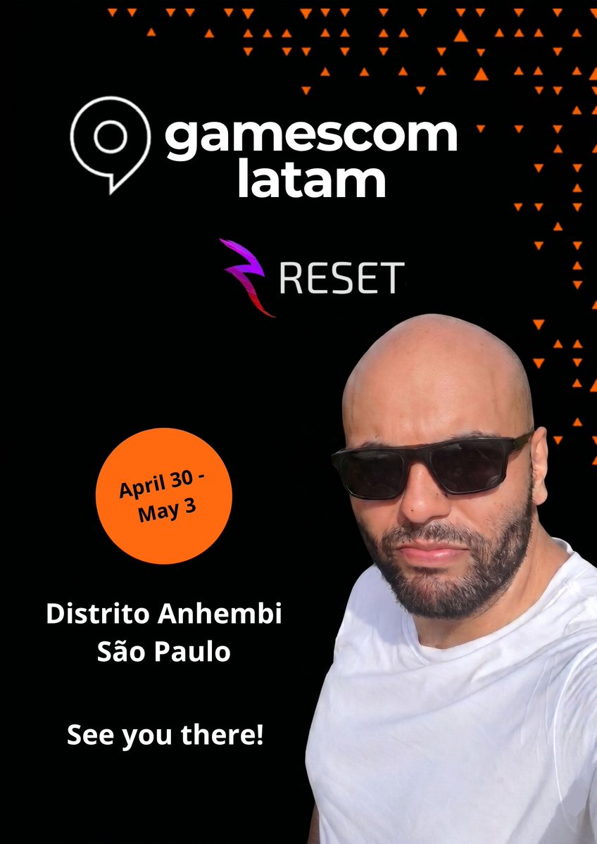 DGames96336's tweet image. We will be present at Gamescom Latam 2026, see you there.

#gamescomLatam @gamescomlatam #gameindustry #unity #EpicGames #Steam #blender