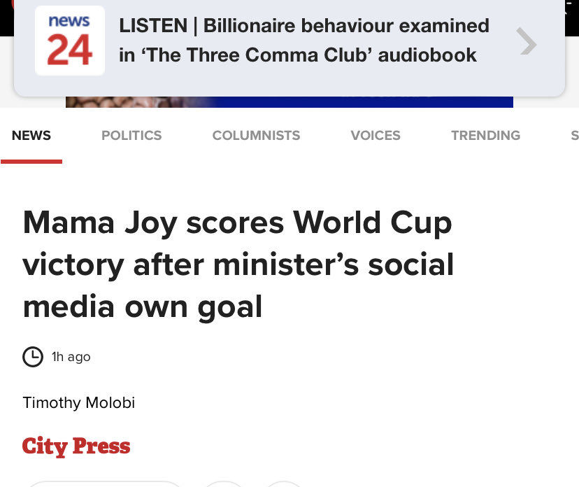 MamaJoy Chauke tweet media