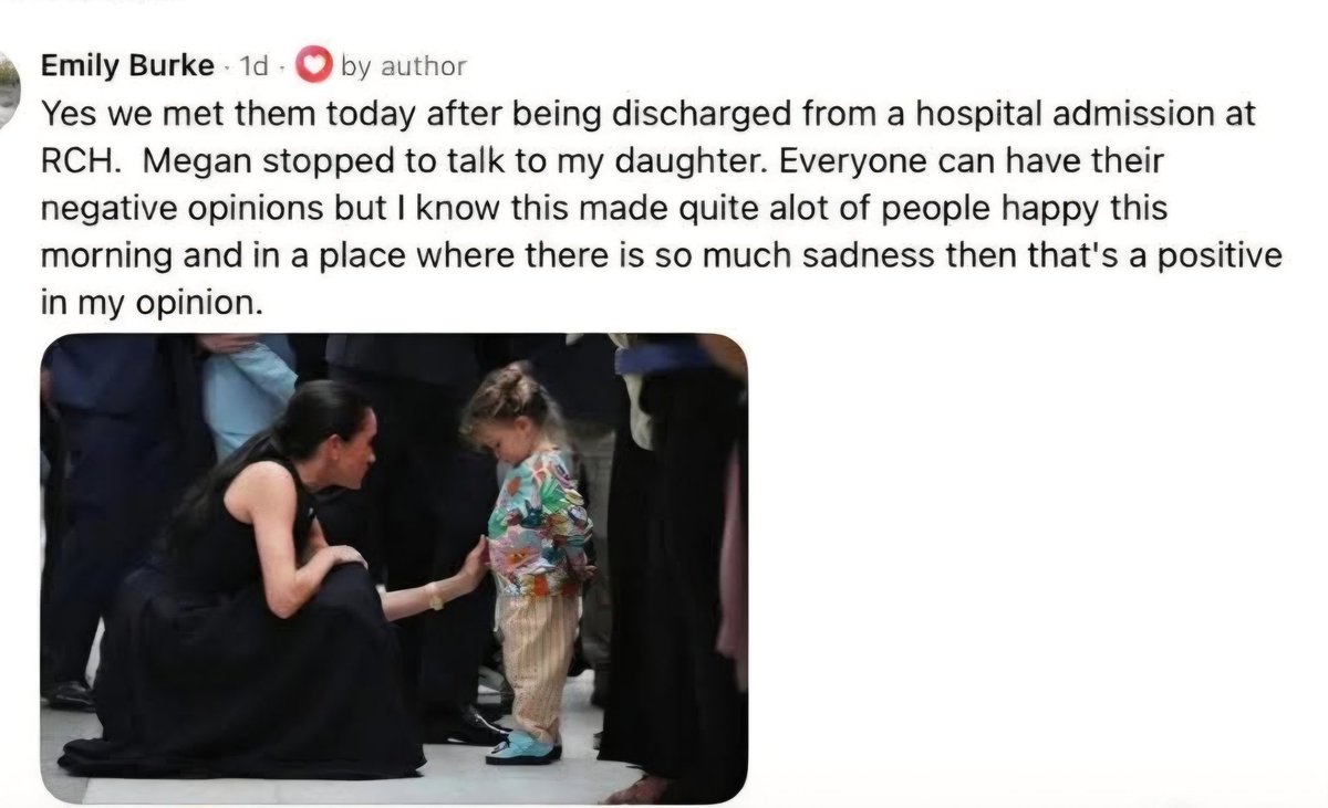 The mom of this pretty little girl has spoken!😊🤌

#HarryandMeghaninAustralia