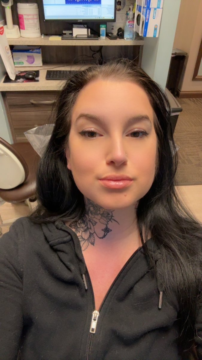 ferocityflame's tweet image. Routine cleaning today #dayoff #dentist