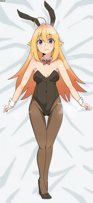 抱きまくら風バニーこしたん