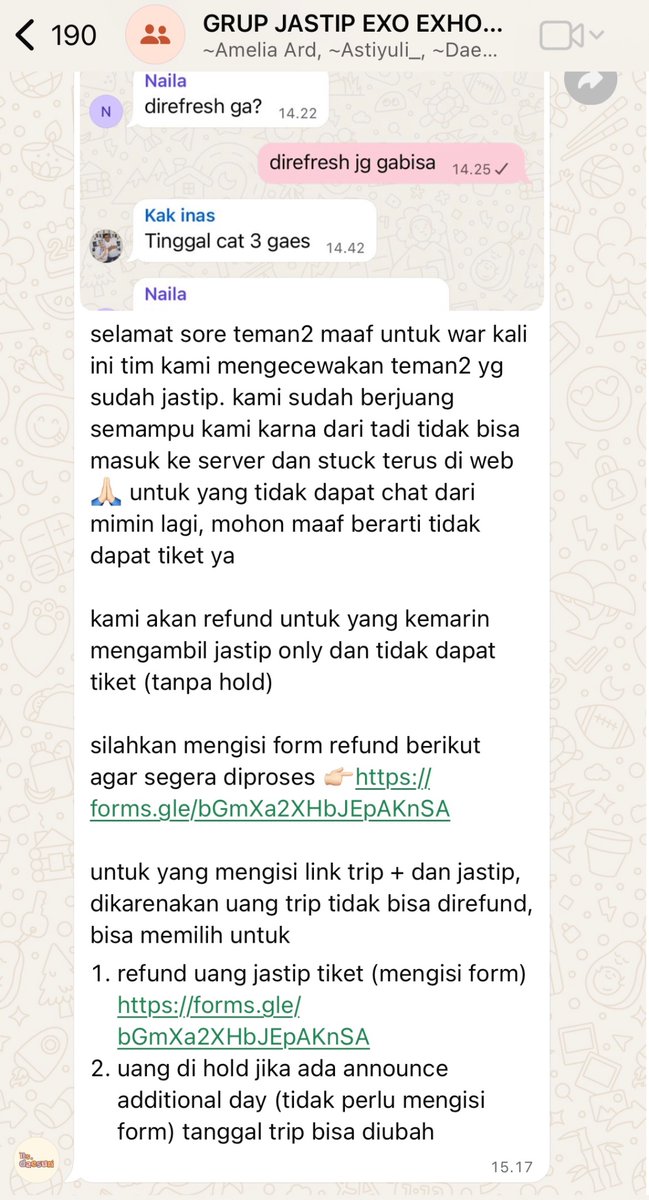 niarahmwt's tweet photo. dulu membernya masih banyak, bolak balik mereka CB tapi aku belum punya duit. sekarang punya duitpun ga tentu bisa ketemu maha dahsyat exo exo itu💔jastipku di day 1 gabisa secured https://t.co/16VRBAGOAl