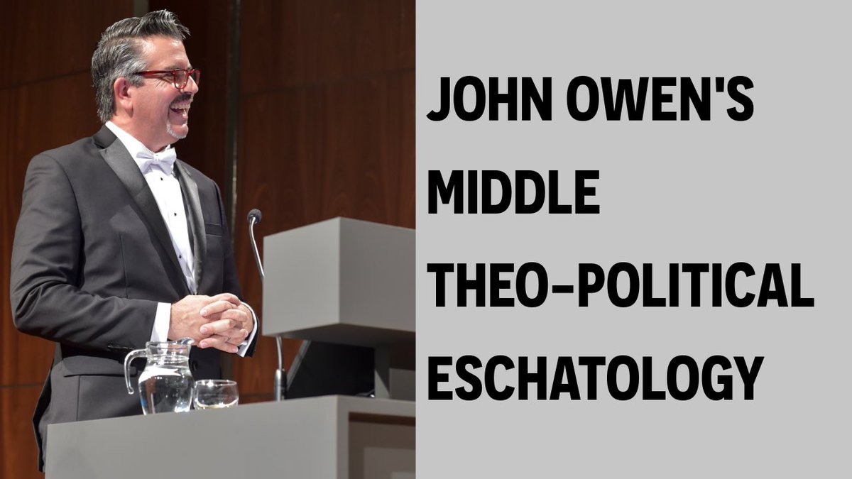 John Owen went from being a country parish pastor with a non-earthly millennial view that the end of all things was immanent…then something changed.

Have a listen to my mini-series on John Owen’s 3-phase eschatology

Link below👇🏼
