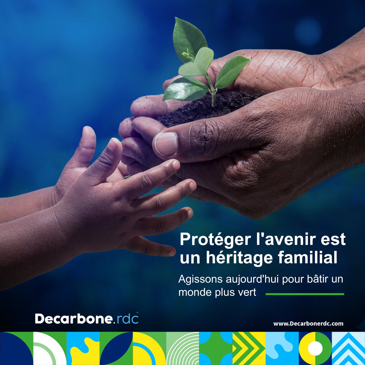 DecarboneRdc's tweet photo. Chaque geste compte pour offrir à nos enfants un monde où il fait bon respirer. Chez Decarbone rdc, nous croyons que la protection 
de l'environnement commence au cœur de la famille https://t.co/cIG8ZHoHby