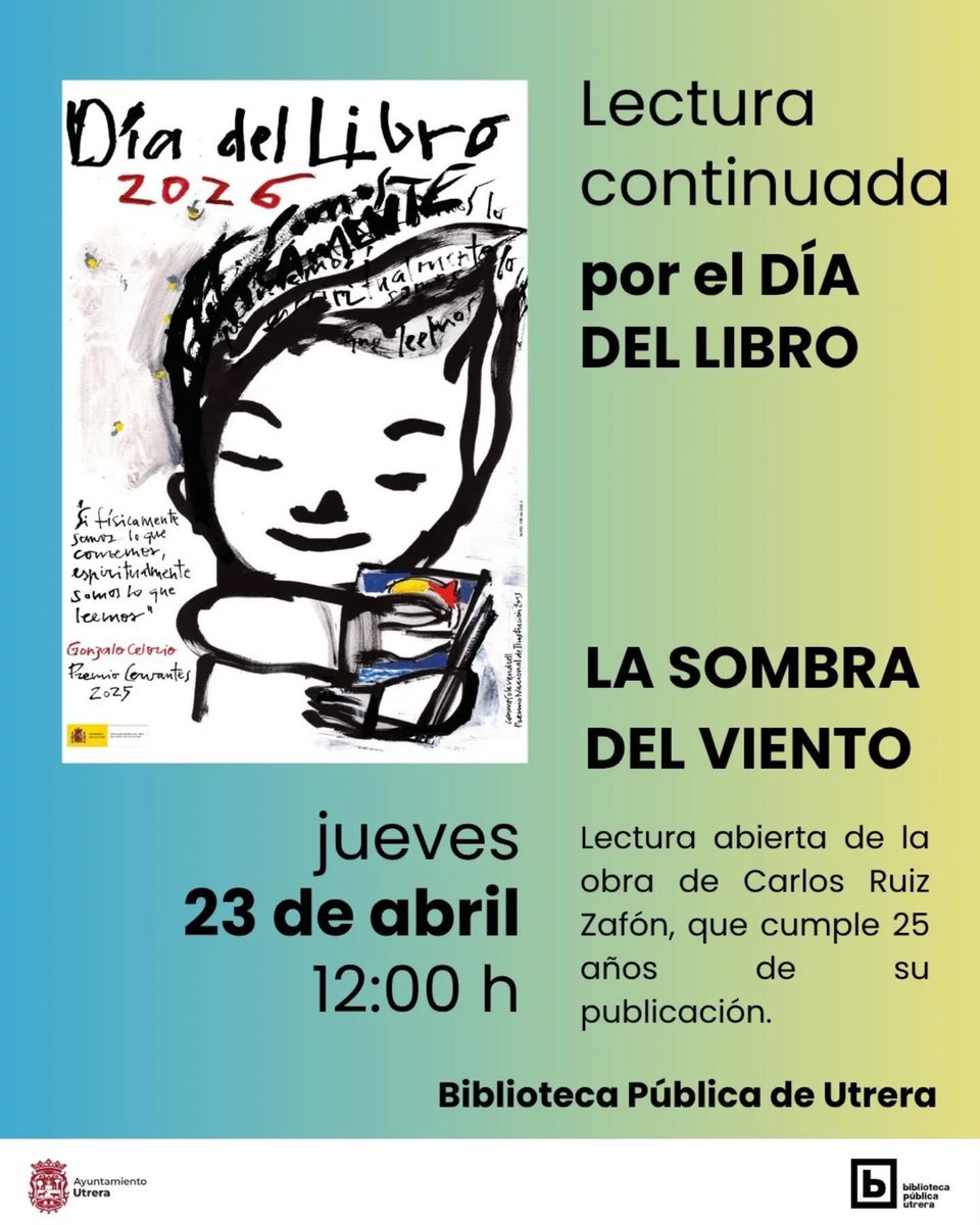 uciudad's tweet photo. Desde la delegación de Cultura, patrimonio y turismo os esperamos en la Biblioteca Municipal de UTRERA
@EPSevilla @UtreraCultural @101TVSevilla @elpespunte @espanadiariox @epcultura @siglos_sevilla https://t.co/NbhoeTVmF9