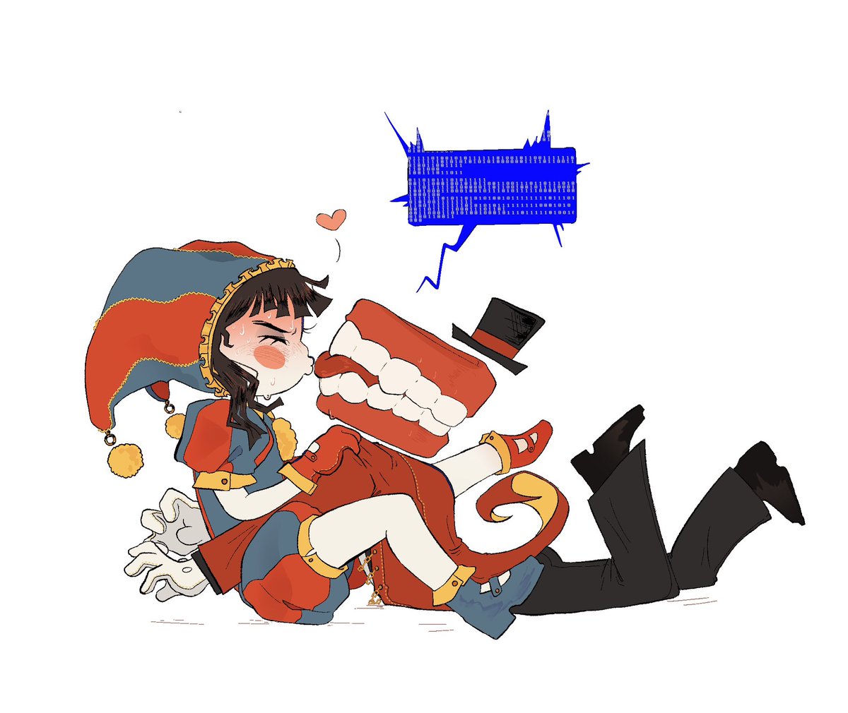 AlcoholicPilott's tweet image. bluescreened 
#tadc #TheAmazingDigitalCircus #showtime