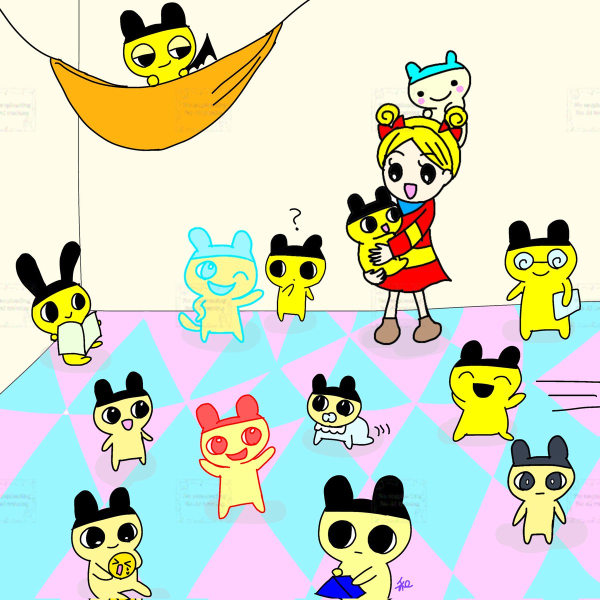 まめっちだらけのたまごっちnano発売決定おめでとう🥳
