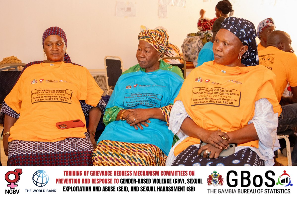 NgbvGambia's tweet image. Day Two of the Grievance Redress Mechanism Committees 

The session in Janjanbureh, CRR South, began with participants working in groups to design GBV, SEA, and SH response activity plans for school outreach, community sensitization, and stakeholder engagement
#GBVPrevention #SEA