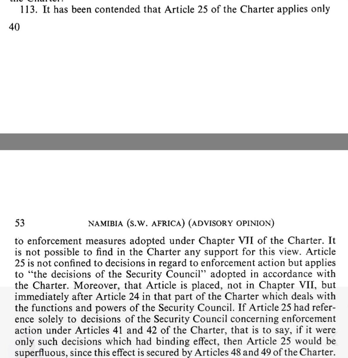mehdirhasan's tweet image. For an international lawyer, @HausdorffMedia - who tags me while having me blocked so I can’t respond directly lol - doesn’t seem to actually understand international law. Both the UN itself and the ICJ have confirmed that *all* UNSC resolutions are binding under international