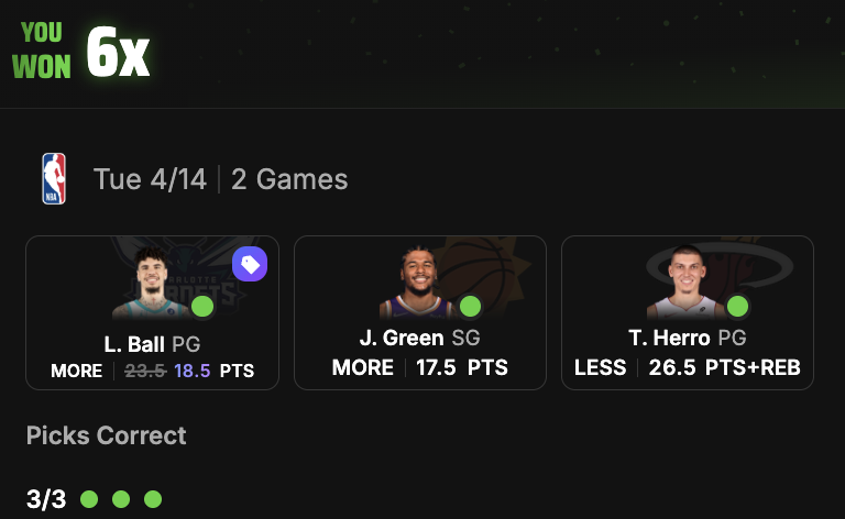 betparlayers's tweet image. and another 😭

tools have been ALL over this value

#Pick6 #NBAPicks