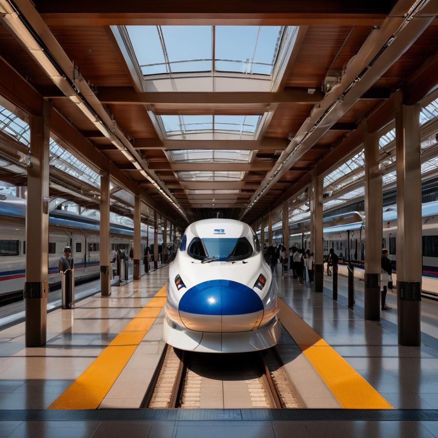 tom_8008_'s tweet image. 超高級な新幹線ホームをデザイン🚄✨  
広く開放的な空間と上質な素材で、静かにかっこいい駅に仕上げました。  
こんなホーム、体験してみたいと思いませんか？

#新幹線
#駅 
#建築デザイン 
#高級空間 
#3DCG
#デザイン 
#クリエイター
#Shinkansen 
#Luxury 
#Design
#Creator