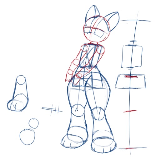 ShiryvArt's tweet image. One of my first practice drawings of the kemono style (based on references) 

I wish there were more tutorials explaining how this style works
#practice #kemono #furry