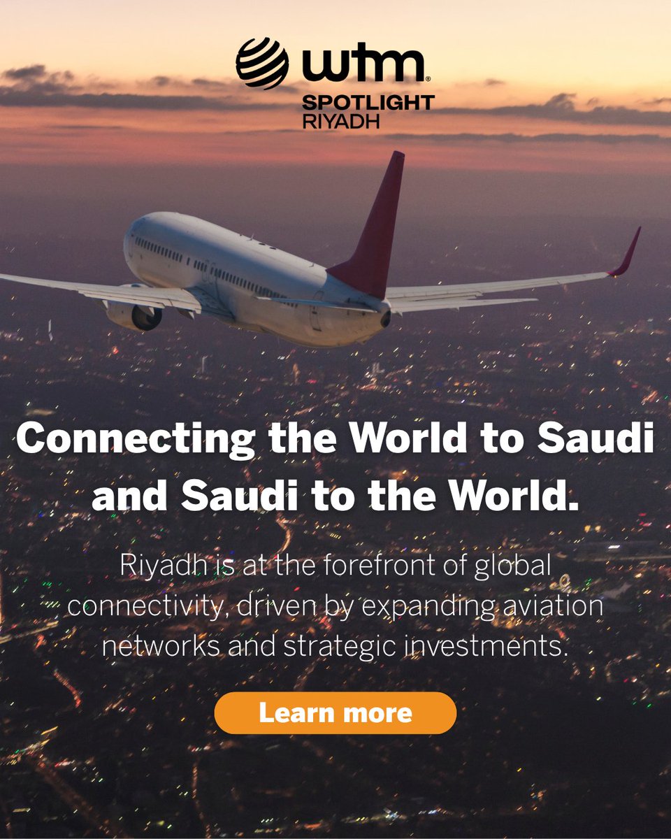 WTMSpotlight's tweet photo. Saudi Arabia is one of the fastest-growing tourism markets globally. 
https://t.co/V02J6fScw9

WTM Spotlight Riyadh connects the industry directly to this opportunity.

#WTMRiyadh #SaudiTourism #Vision2030 https://t.co/ilNq743zYD