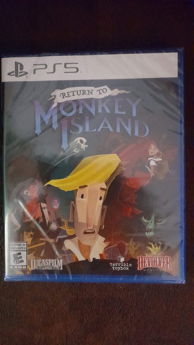 SwedishGamester's tweet image. Picked up a neat little #package on my way #home from work! So now I have #ReturnToMonkeyIsland on #PlayStation5 as well! 🐵