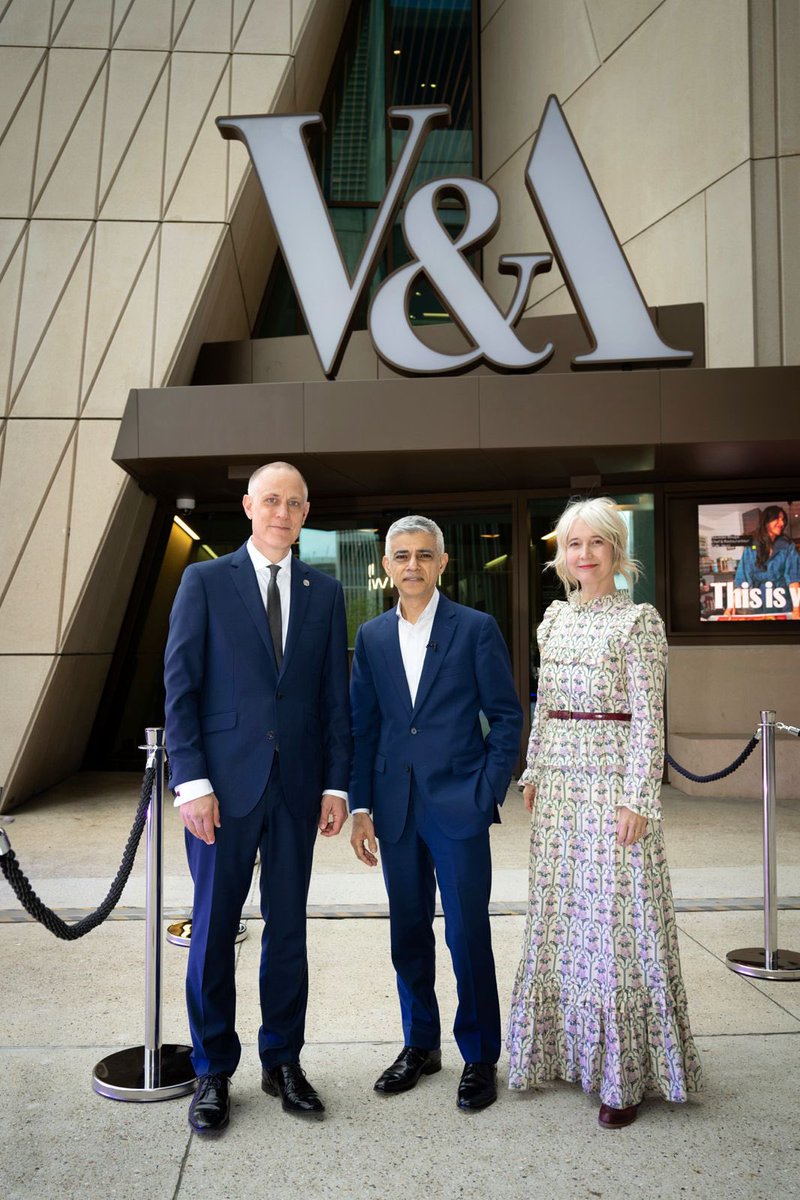 justinesimons1's tweet photo. 🚨 NEWS! 
V&amp;A East opens this Sat with the stunning, ‘The Music is Black’ the story of Black British music.

All part of East Bank in the Olympic Park. With over £600 million from @SadiqKhan it’s the largest ever cultural investment from City Hall. https://t.co/fFxzGjiJu2