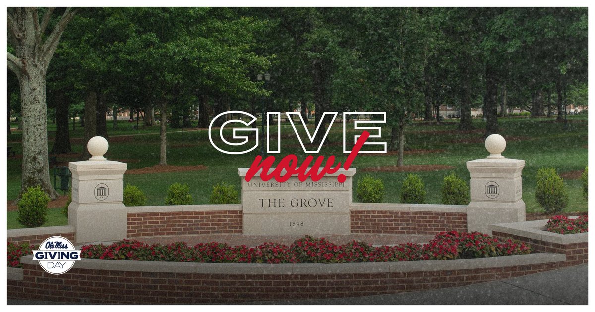 olemissbound's tweet photo. Rounding the corner on Giving Day 2026! Be a part of our legacy and give to Enrollment Management! 

🔗: https://t.co/mUbsnavS7s

To all the Rebs across the globe, thank you for your support! https://t.co/D4kYRaUwuV