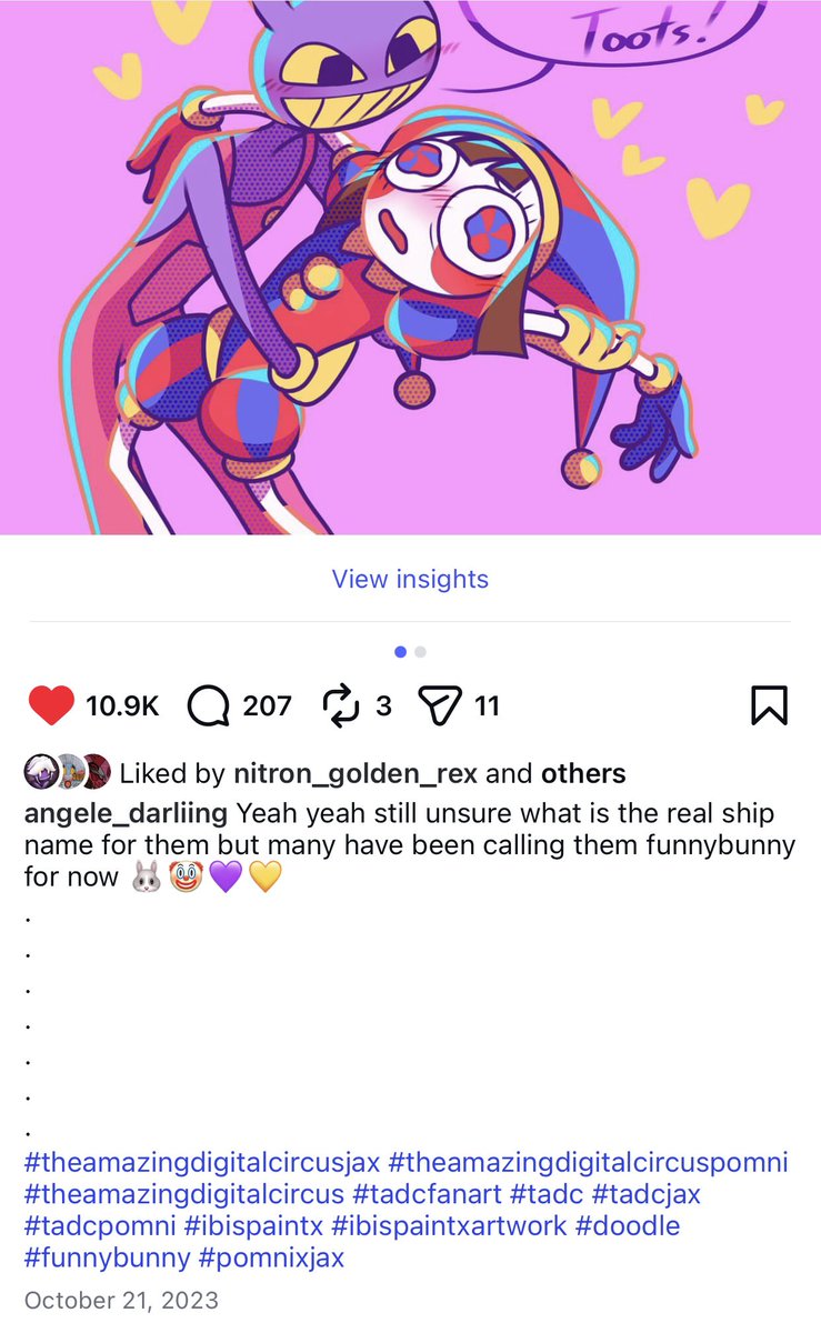 Angele_Darliing's tweet image. I am going to share a little fun fact of myself. I am one of the very first funnybunny shippers before episode 5 made it popular. This was made 4 years ago when the pilot was still new.
#tadc