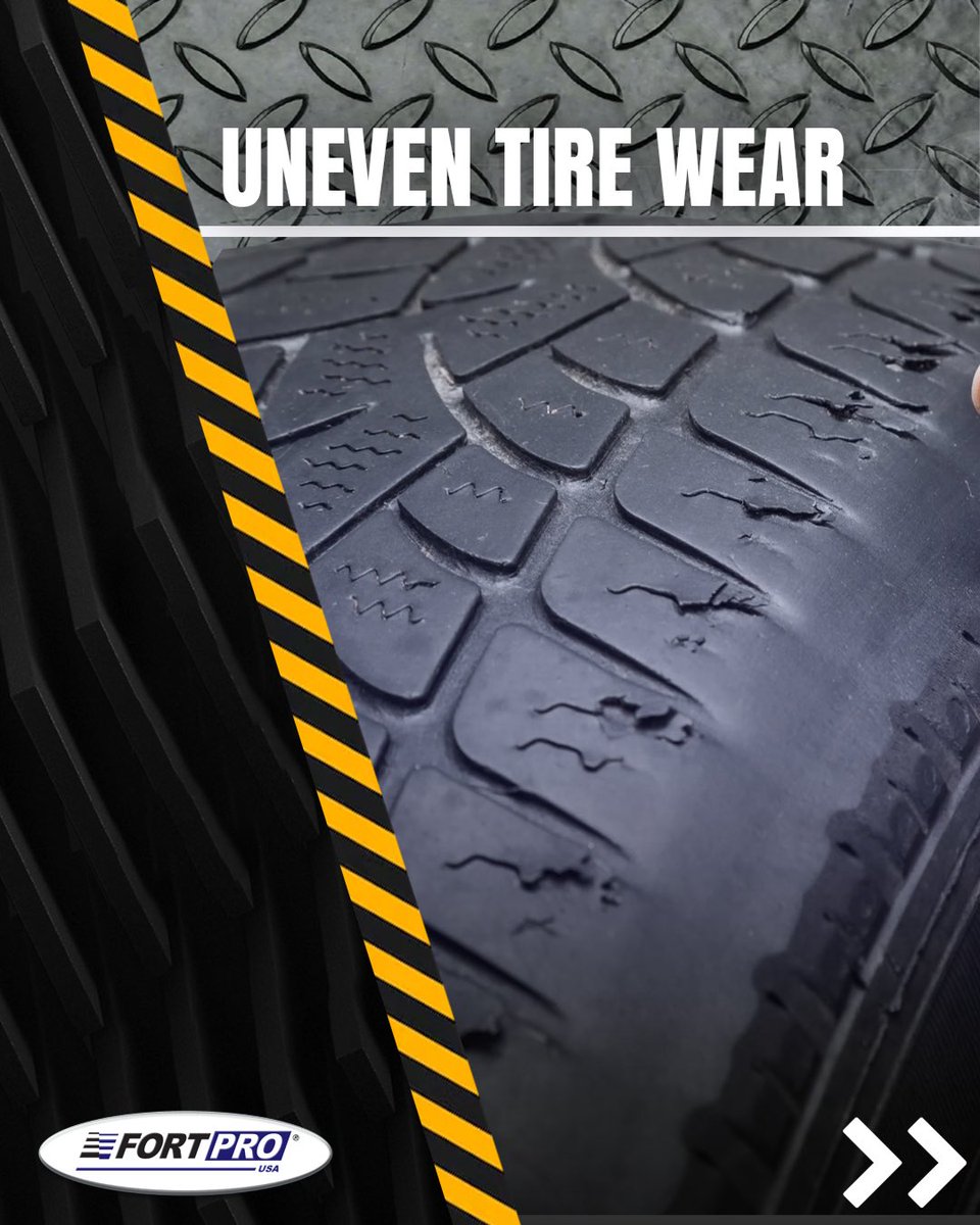 Fortpro's tweet photo. Your suspension speaks before it fails… are you listening? 👀

Uneven tire wear, vibrations while driving, or unusual noises over bumps are clear signs that something isn’t right. Ignoring them can lead to bigger issues, higher costs, and unsafe driving conditions.

#FORTPRO https://t.co/0gZdI1M1zn