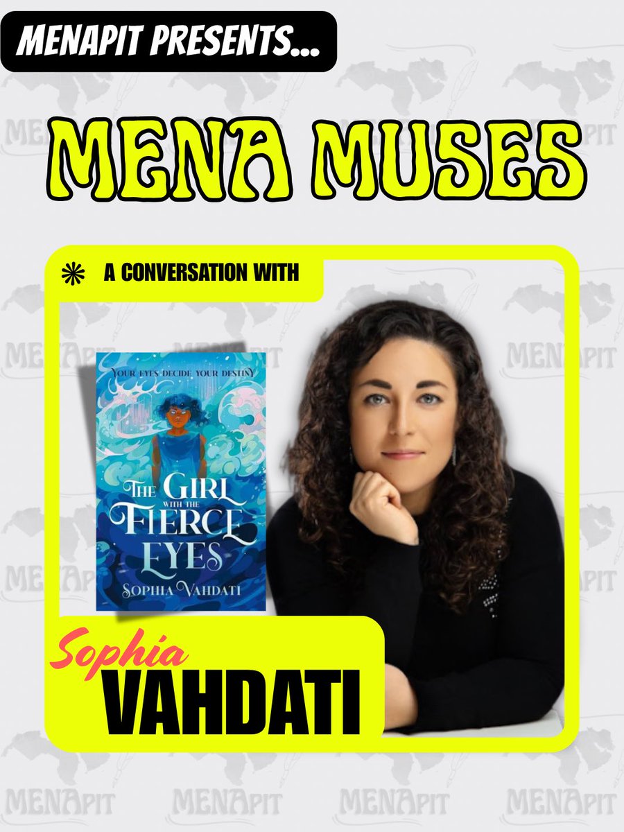 MENApitch's tweet photo. Introducing our newest MENA Muse
🌟Sophia Vahdati🌟

Sophia shares some absolute gems in her interview &amp; it was an honour to get an insight into how her own lived experience fed into the wider themes of belonging in her bestselling novel, The Girl with the Fierce Eyes. 🧵 https://t.co/iyTFRiwPtw