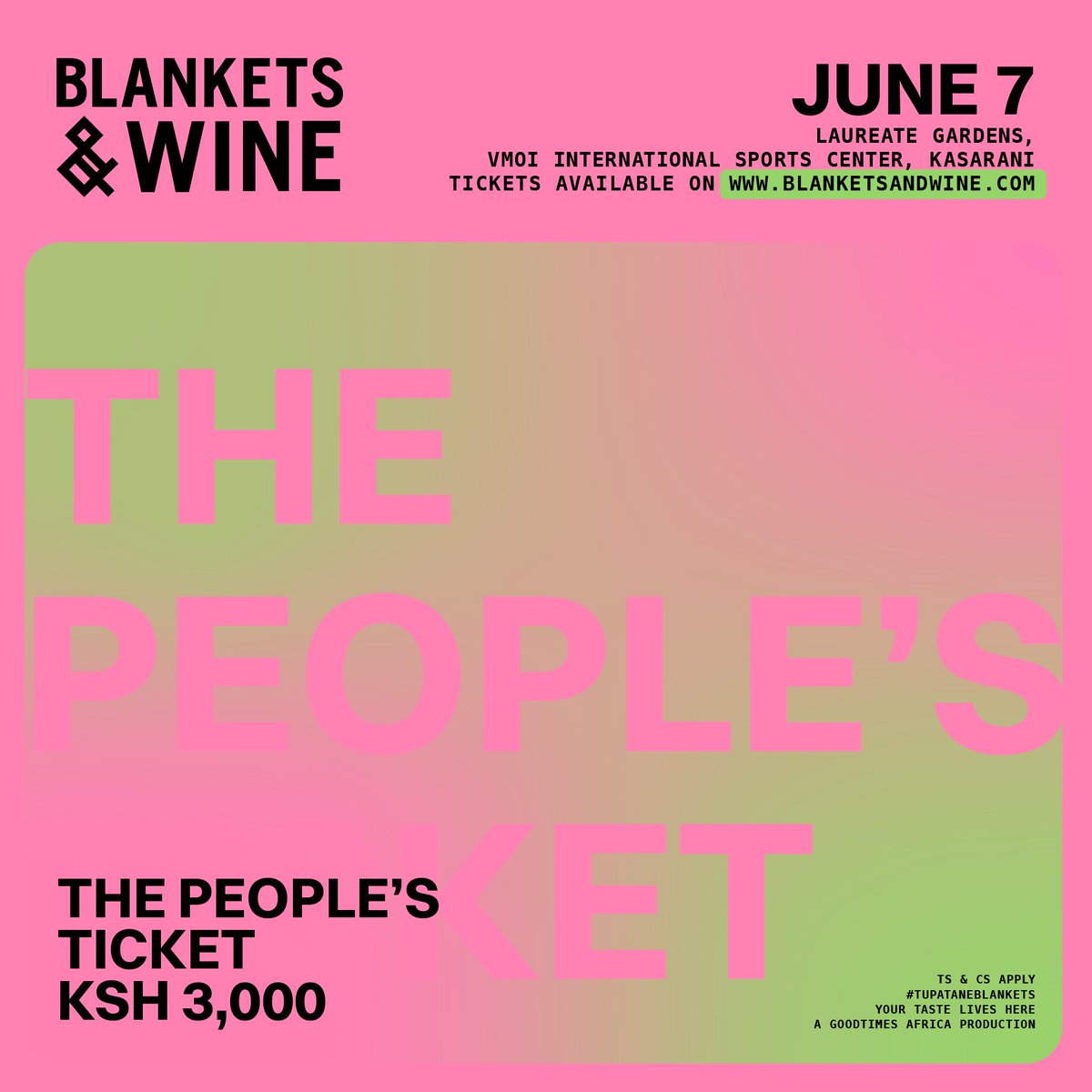 blanketsandwine's tweet image. &amp;amp; we’re up and LIVE for June 7th 🔥🔥

Tickets just dropped and they’re limited. Round your people and secure your ticket via and the link on our bio and #tupataneblankets for yet another banging edition cause #itsalwaysagoodtime 😉 

#blanketsandwine #yourtasteliveshere