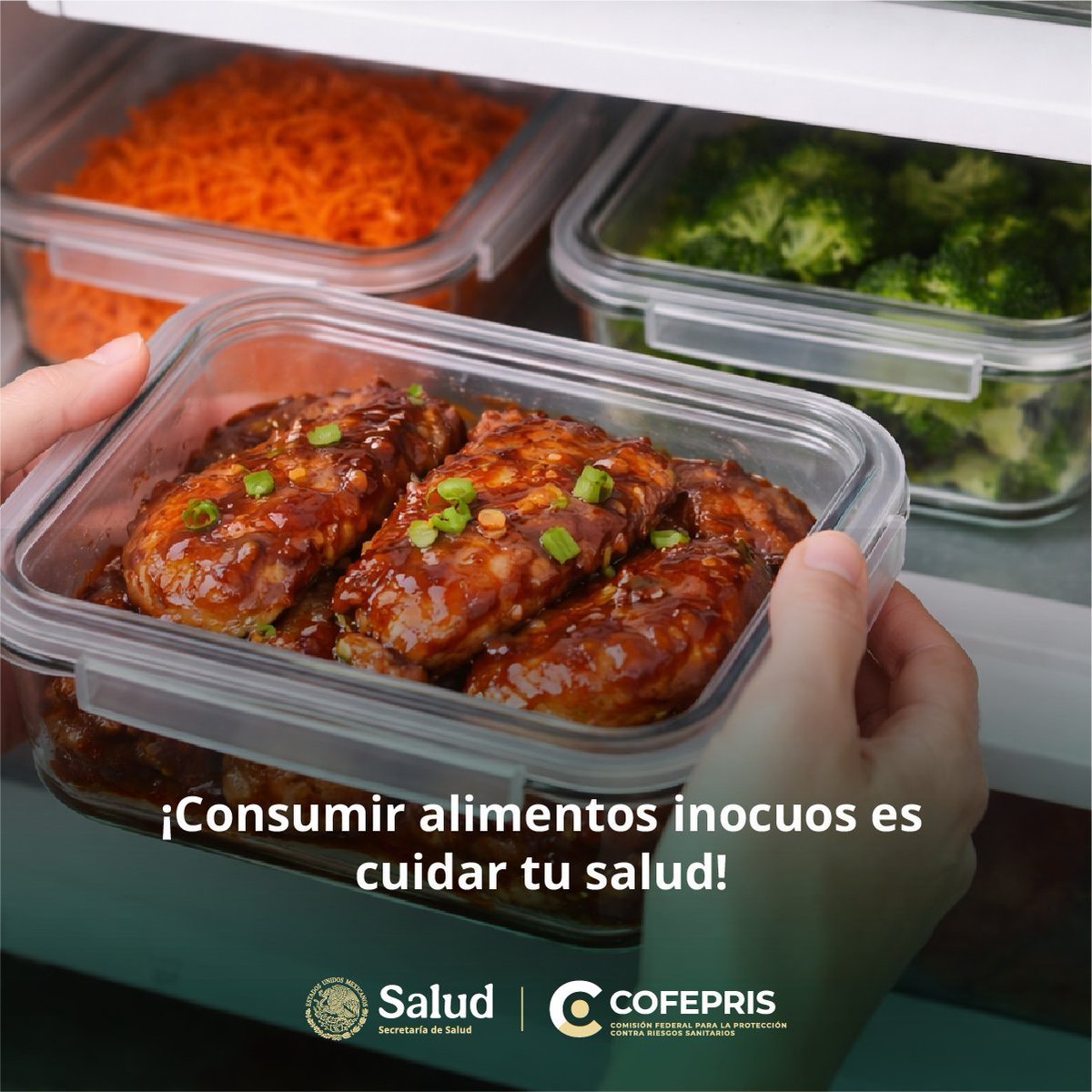 dprisqroo's tweet photo. Las #BuenasPrácticas en la manipulación de alimentos son clave para prevenir enfermedades.

🧼 Lávate las manos antes de preparar #Alimentos.
🥩 Separa los crudos de los cocidos.
🥬 Desinfecta frutas y verduras.
🔥 Cocina completamente los productos.
❄️ Conserva los alimentos. https://t.co/e0Ycmmt3jW