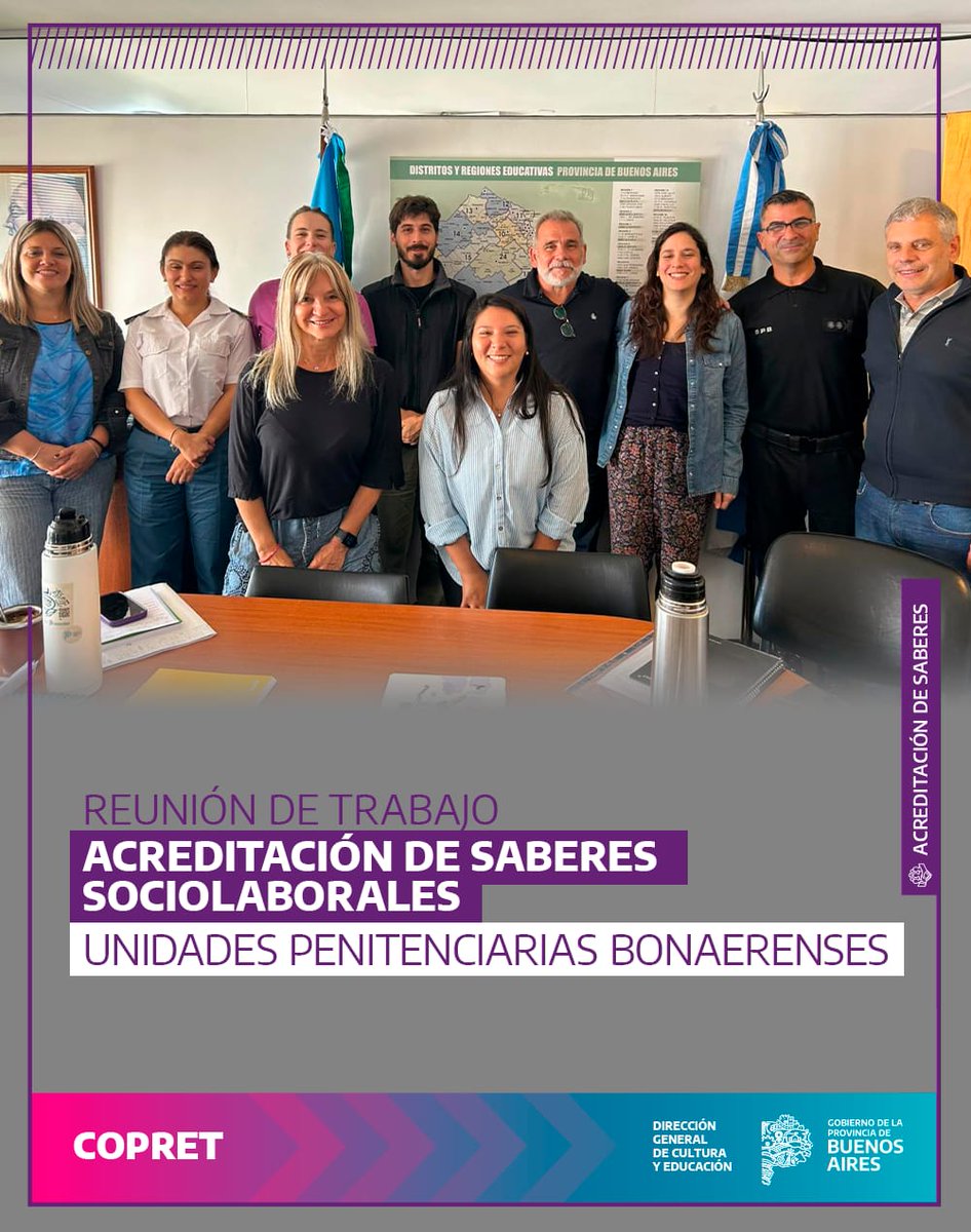 ➡️ Nos reunimos con autoridades provinciales para avanzar en la construcción de futuros procesos de acreditación en Unidades Penitenciarias Provinciales. 

<a href="/fprofesionalba/">Formación Profesional PBA</a> 
@ambitos_pba
                 instagram.com/p/DXFSJ0XFVw8/…