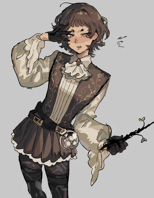 (dnd oc) i wouldn't argue with her about mycelium if i were you