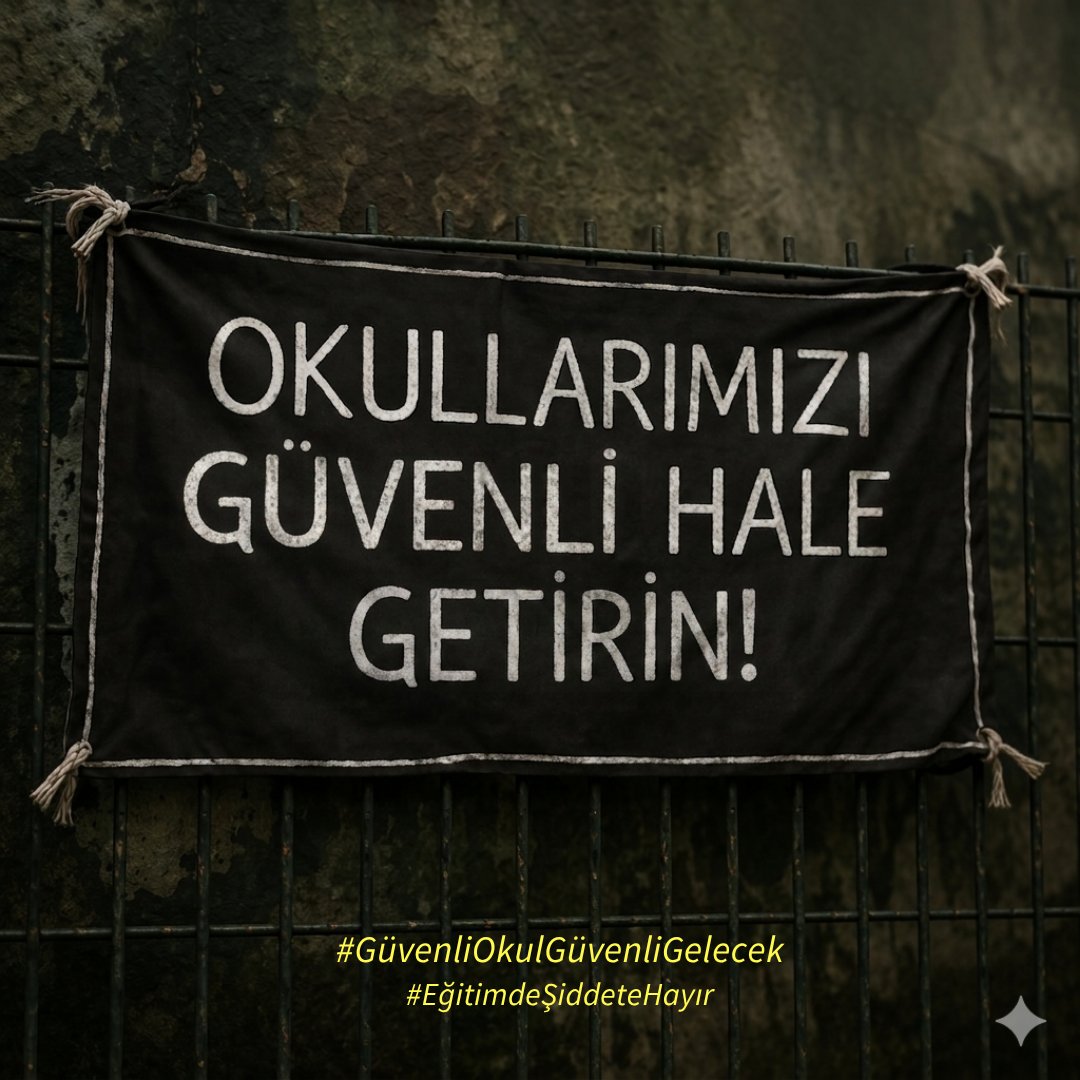 Okul, yarınların korkusuzca kurulduğu yerdir; öyle kalmalıdır. 
Bunun dışındaki her tablo, sorumluluğun ihlalidir.
#GüvenliOkulGüvenliGelecek
#EğitimdeŞiddeteHayır 
#yusuftekini̇stifa