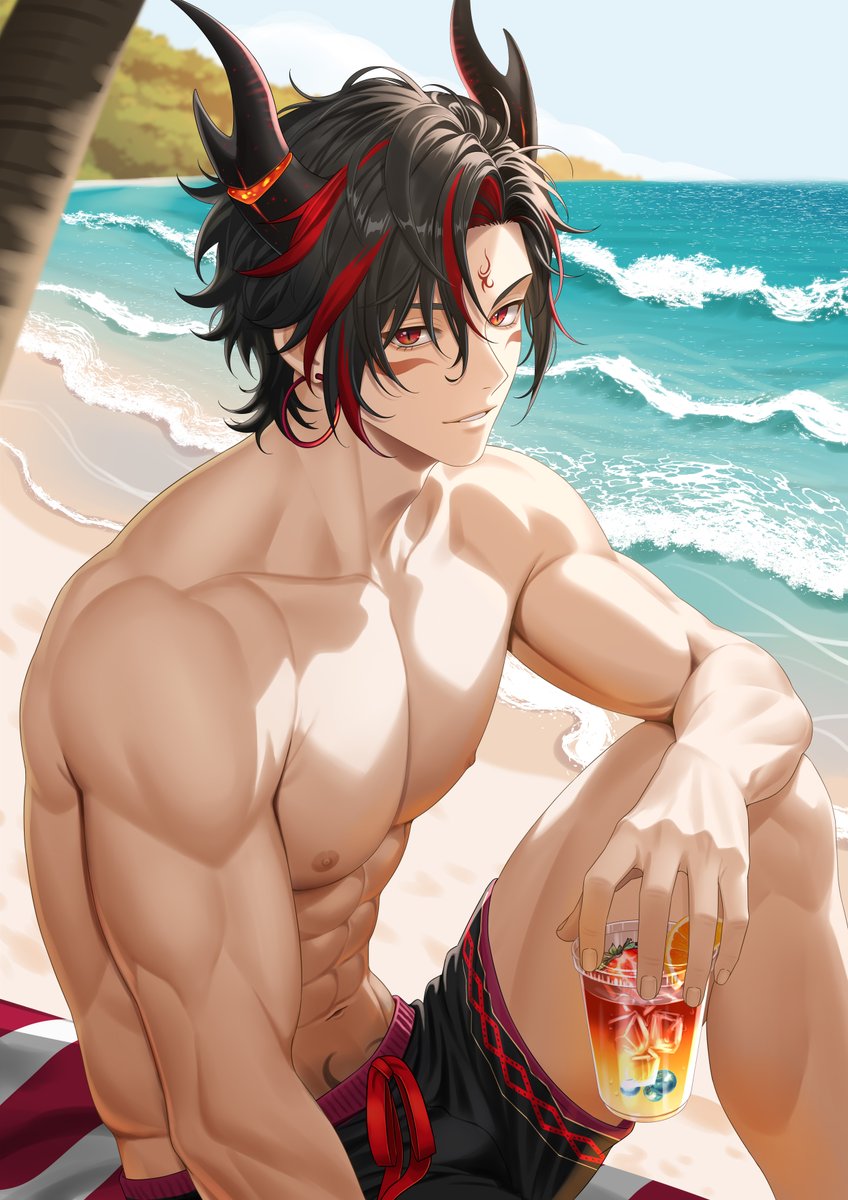 Lucis_Custos's tweet image. Afternoon everyone 
Just checking in and sending a little warmth your way.

🎨@.BayouKun

 #ENVtuber #vtuberEN #Vtuber #malevtuber