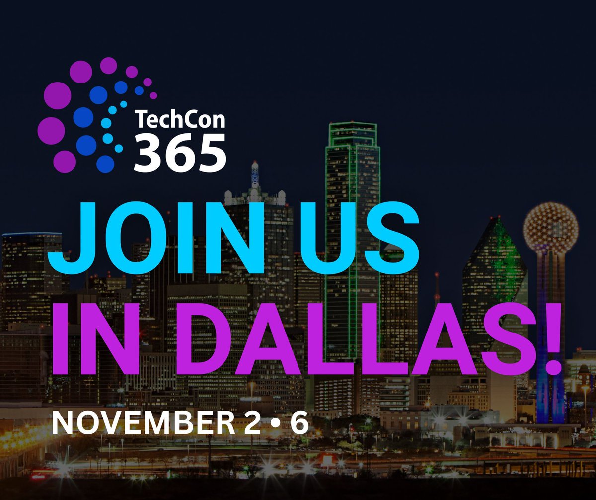 TechCon 365 tweet media