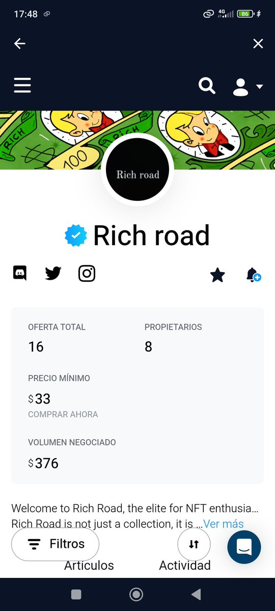 TheFafiCRO's tweet image. I like remember what Rich Road have got the thinking from time ago the launch of his tokken 💙🫣😱 #crofam  
I must launch the tokken of Rich Road for make #cro great again?💙🫂🤔
#cryptocom #cryptocomnft 
@cryptocom